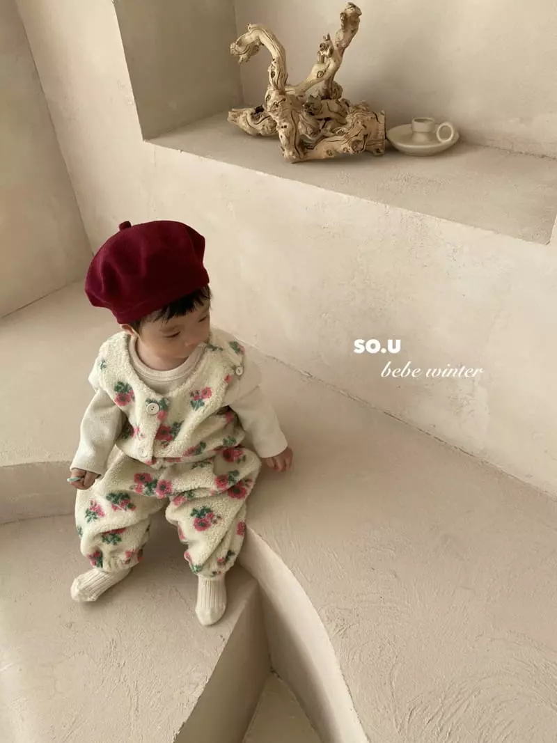 So U - Korean Children Fashion - #Kfashion4kids - Moncle Flower Vest - 3