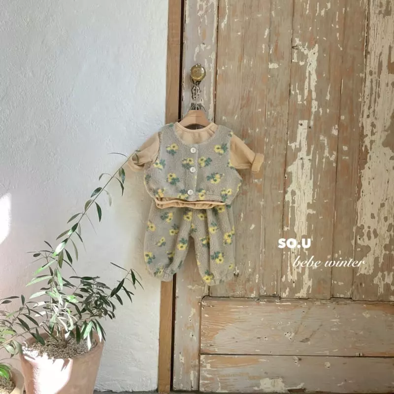 So U - Korean Children Fashion - #childofig - Moncle Flower Vest - 8
