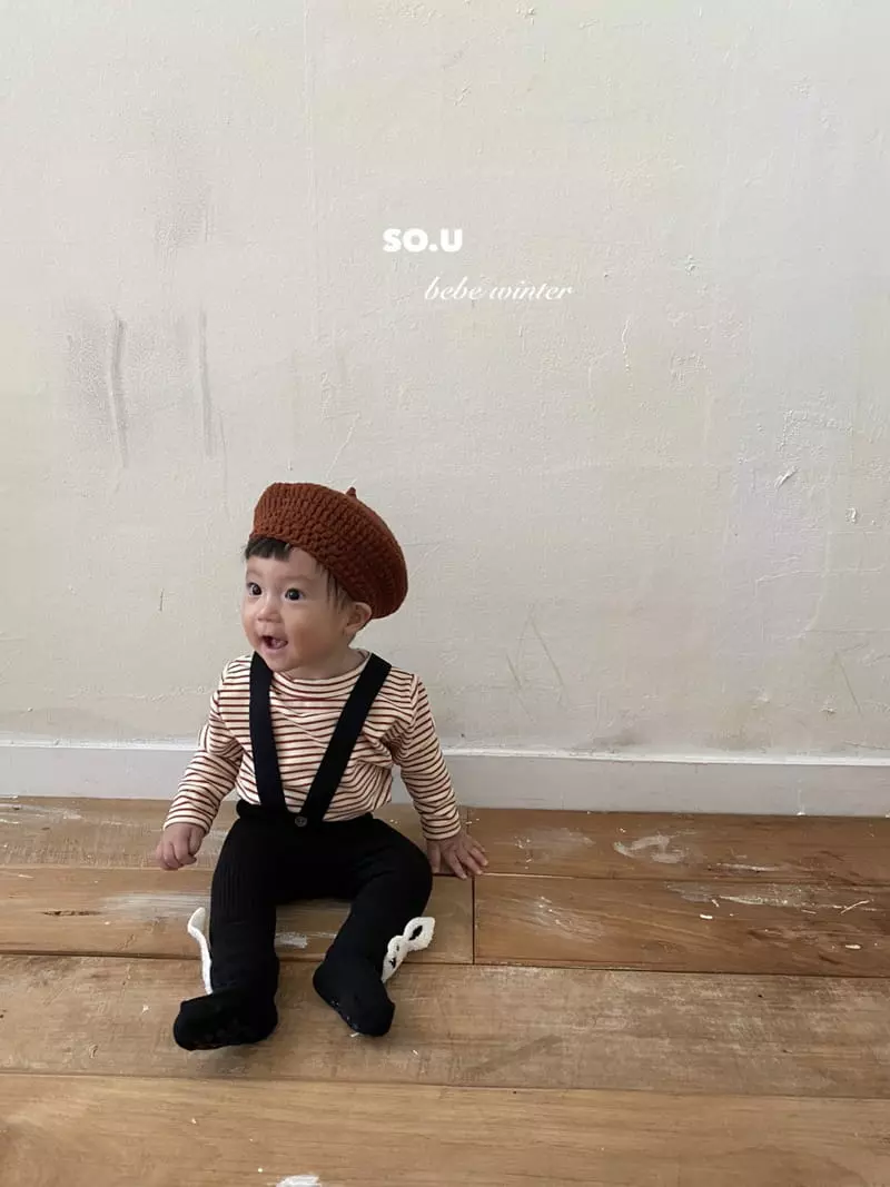 So U - Korean Children Fashion - #childofig - Band Button Leggings - 3