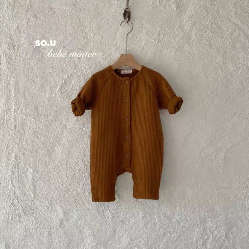 So U - Korean Children Fashion - #childofig - Knit Bodysuit - 2