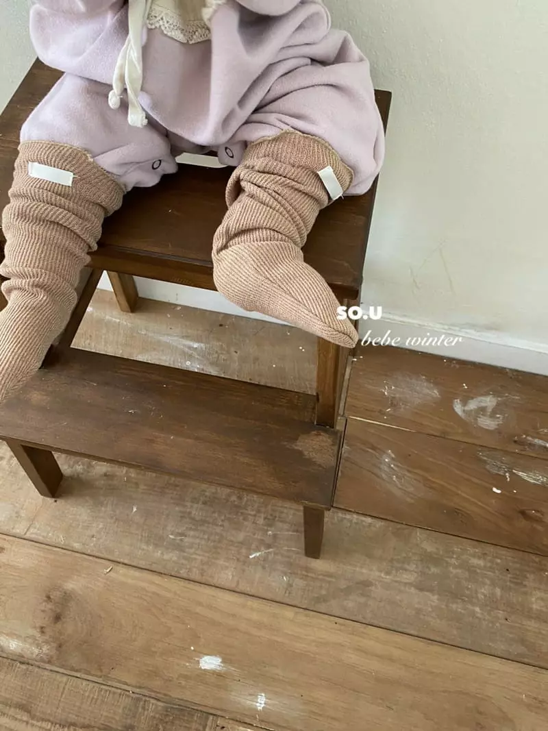 So U - Korean Children Fashion - #childofig - Knit Knee Socks
