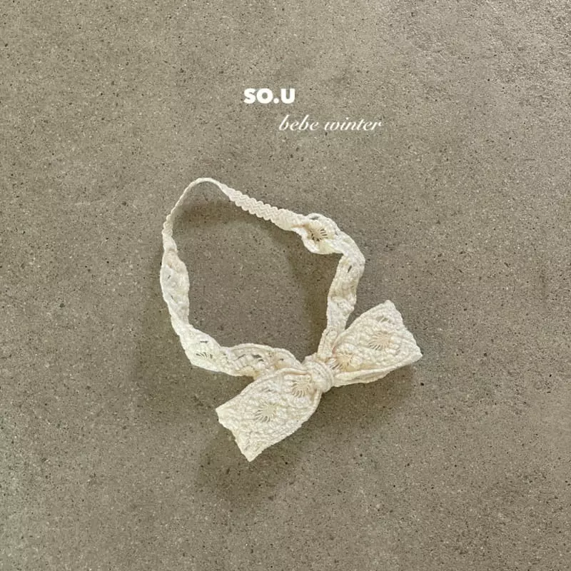 So U - Korean Children Fashion - #childofig - Lace Ribbon Hairband