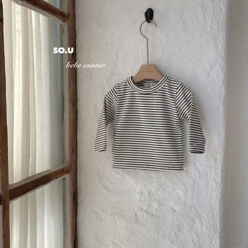 So U - Korean Children Fashion - #childrensboutique - Bebe Stripes Tee - 6