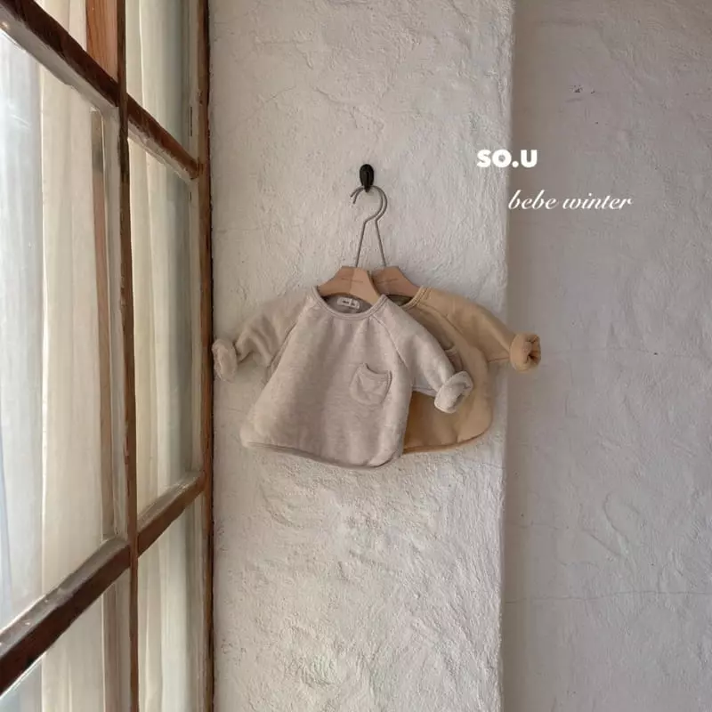 So U - Korean Children Fashion - #childrensboutique - Piping Pocket Tee - 5