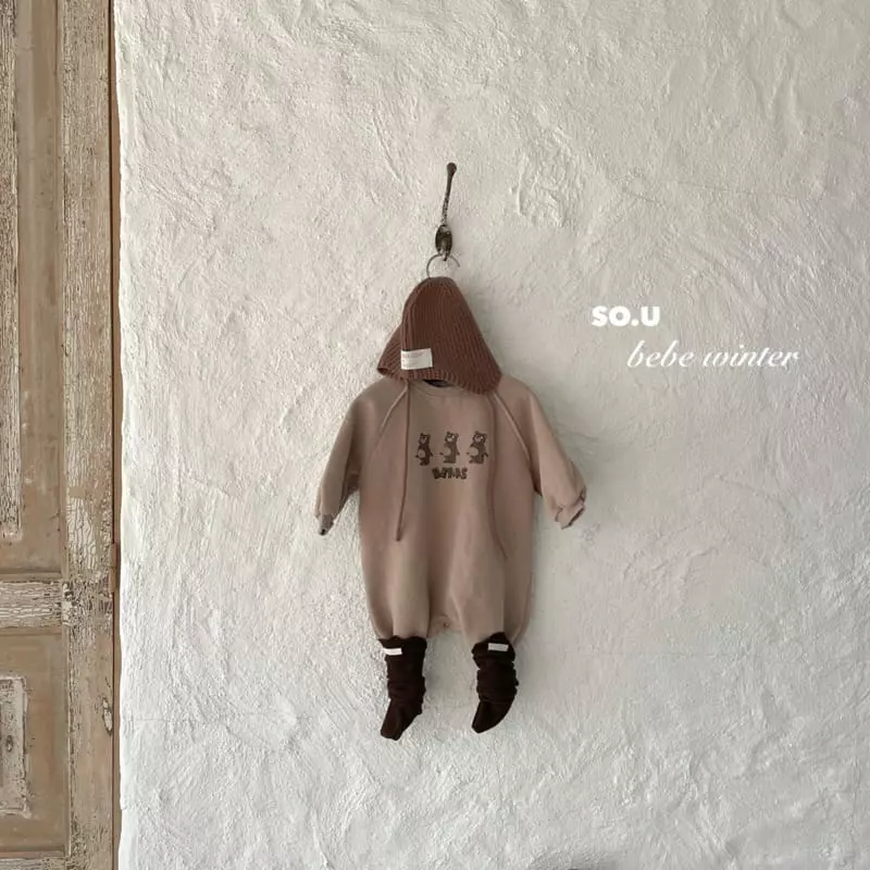 So U - Korean Children Fashion - #childrensboutique - Bear BOdysuit - 8