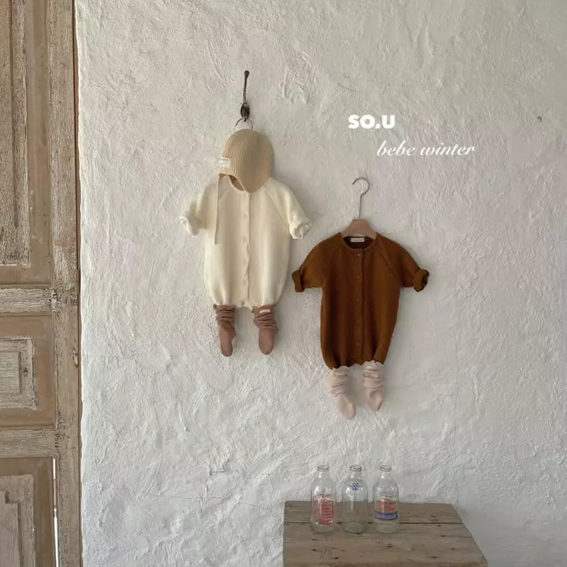 So U - Korean Children Fashion - #childofig - Knit Bodysuit - 4