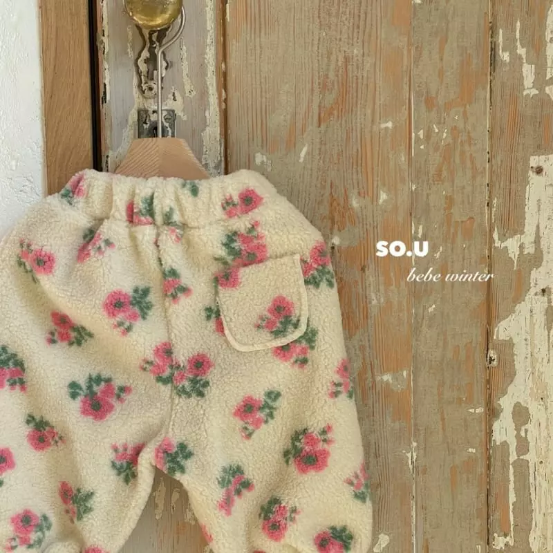So U - Korean Children Fashion - #designkidswear - Moncle Flower Pants - 12
