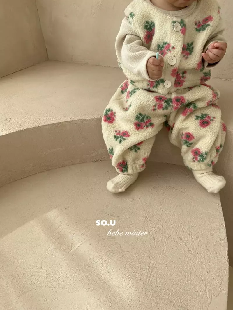 So U - Korean Children Fashion - #designkidswear - Moncle Flower Vest - 11