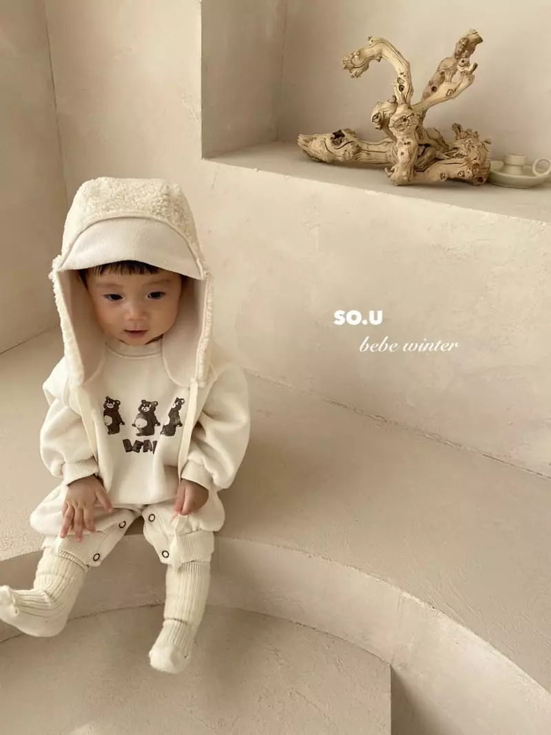 So U - Korean Children Fashion - #designkidswear - Bear BOdysuit - 9
