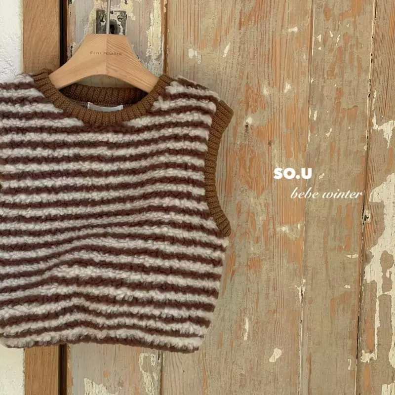 So U - Korean Children Fashion - #discoveringself - Bbogle Vest - 6