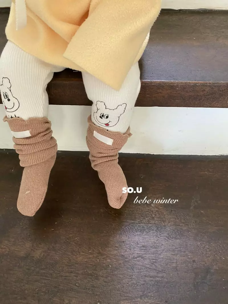 So U - Korean Children Fashion - #discoveringself - Knit Knee Socks - 5