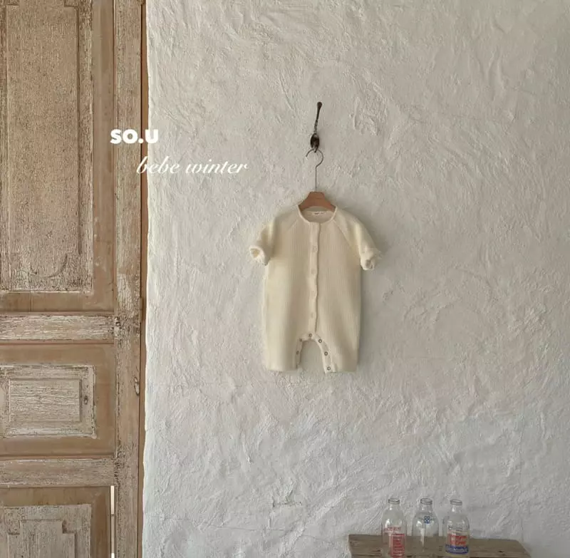 So U - Korean Children Fashion - #fashionkids - Knit Bodysuit - 7