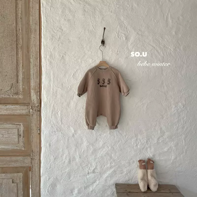 So U - Korean Children Fashion - #kidsshorts - Bear BOdysuit - 12