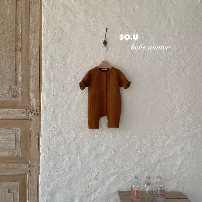 So U - Korean Children Fashion - #kidsshorts - Knit Bodysuit - 8