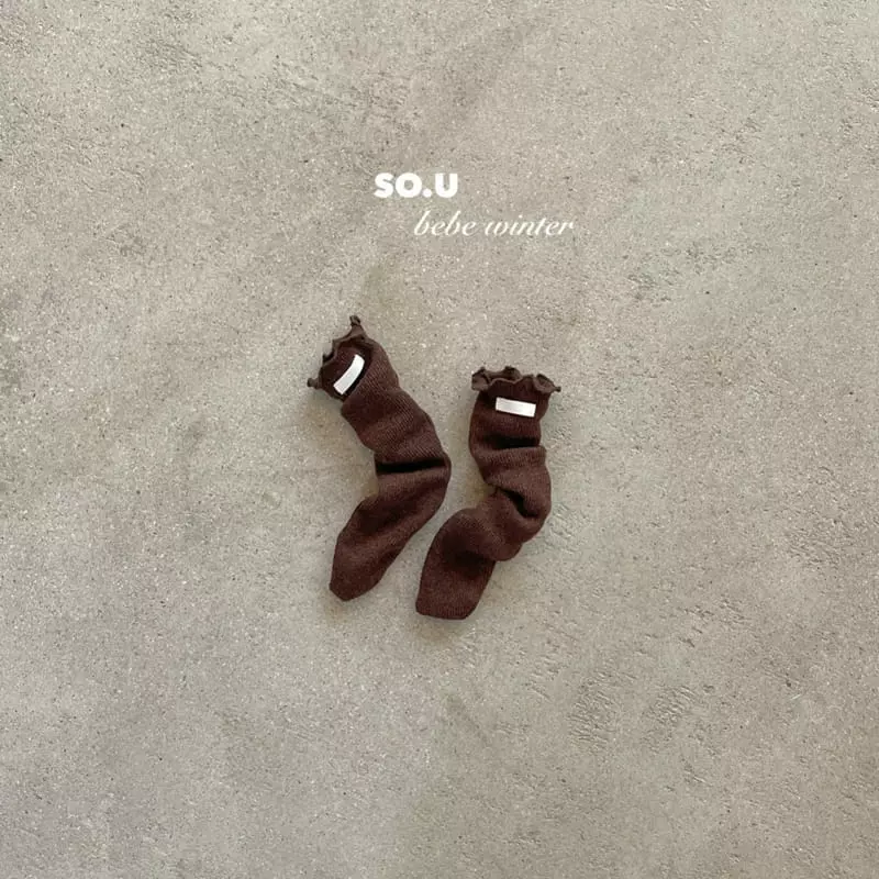 So U - Korean Children Fashion - #kidsshorts - Knit Knee Socks - 7