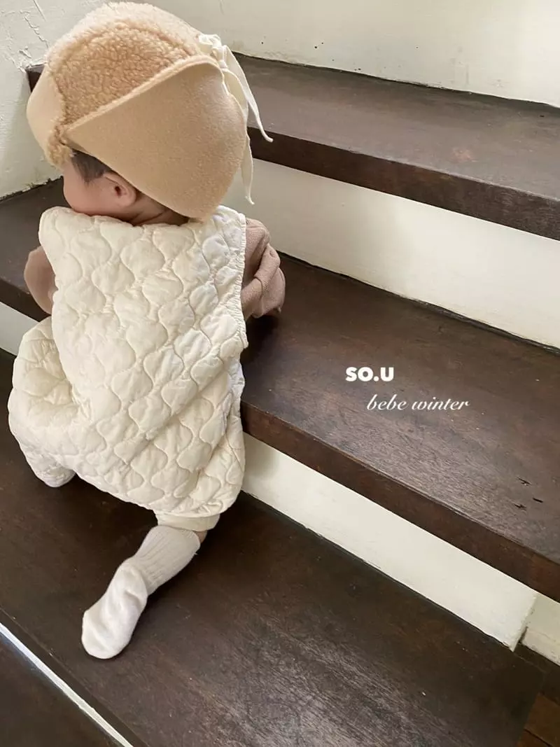 So U - Korean Children Fashion - #kidsstore - Quilting Bodysuit - 11