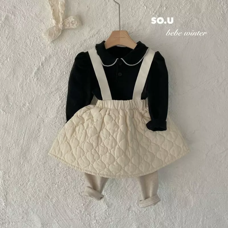 So U - Korean Children Fashion - #kidzfashiontrend - Collar Puff Tee - 7
