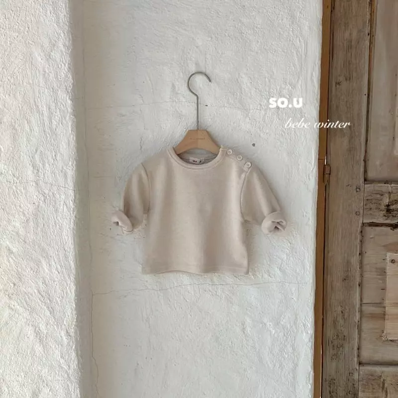 So U - Korean Children Fashion - #kidzfashiontrend - Shoulder Button Tee - 5