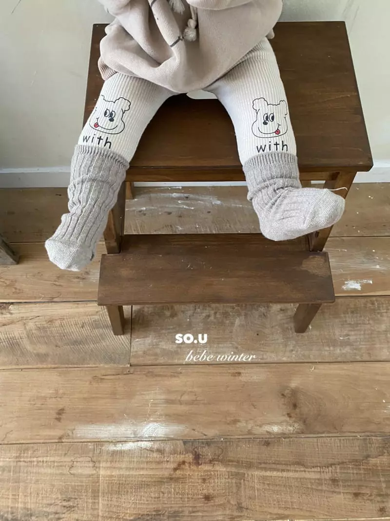 So U - Korean Children Fashion - #kidzfashiontrend - Puppy Leggings