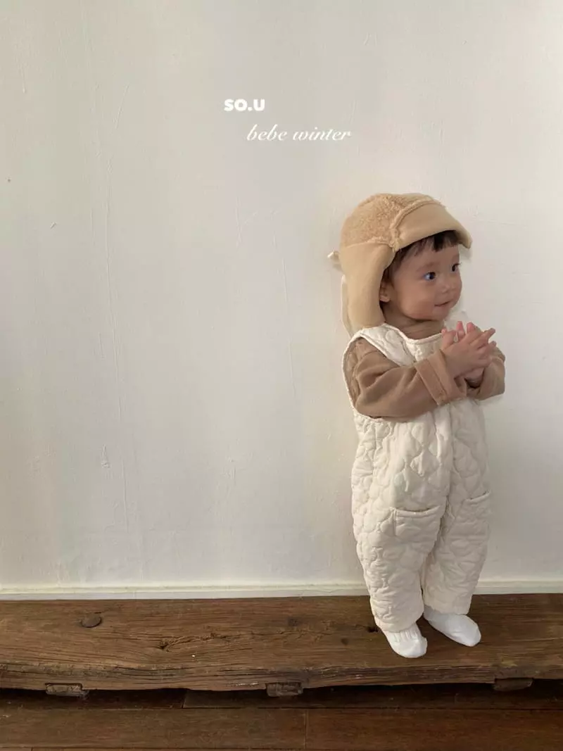 So U - Korean Children Fashion - #minifashionista - Quilting Bodysuit - 2