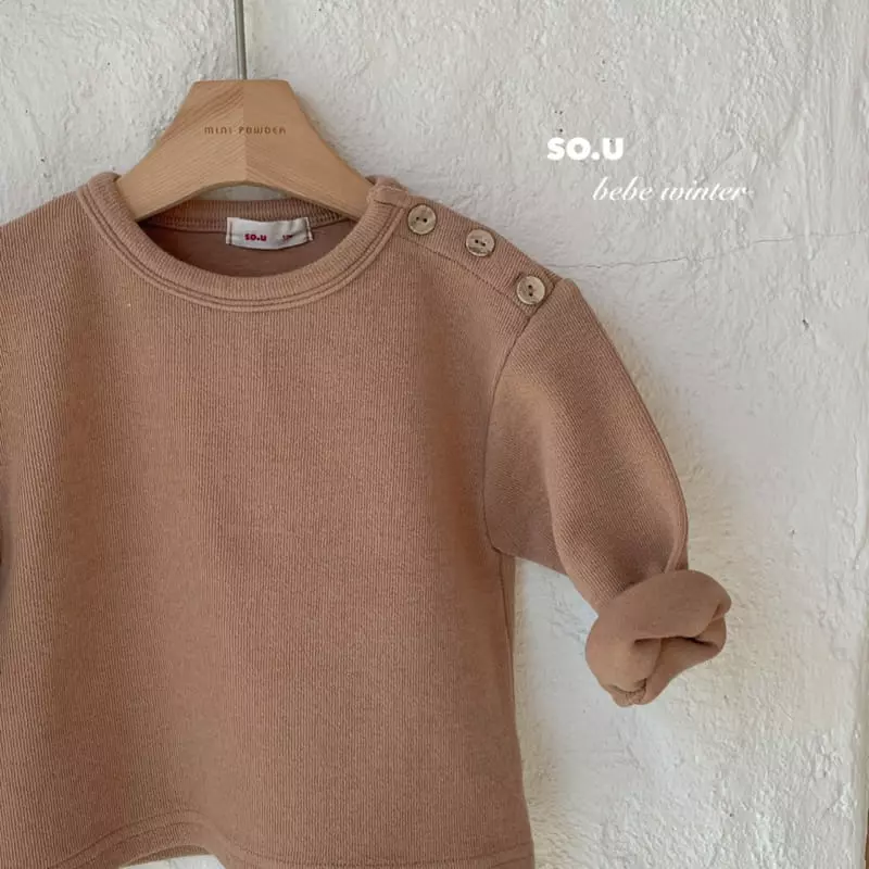 So U - Korean Children Fashion - #prettylittlegirls - Shoulder Button Tee - 10