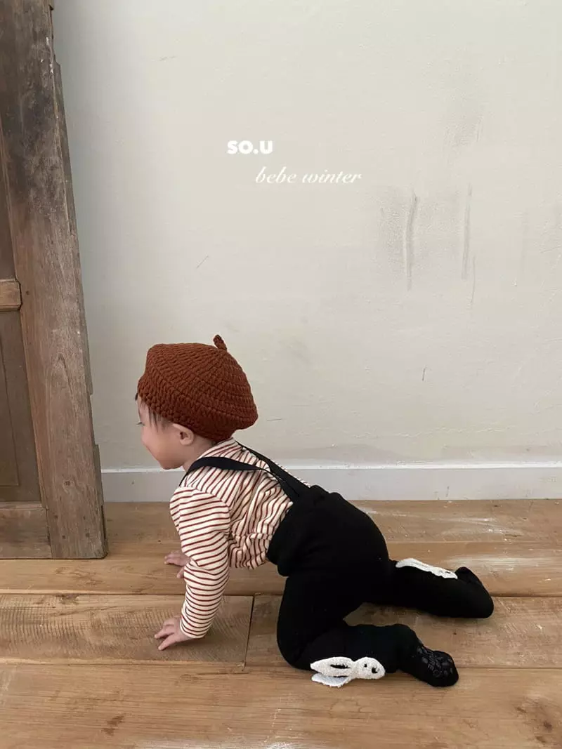 So U - Korean Children Fashion - #todddlerfashion - Bebe Stripes Tee - 2