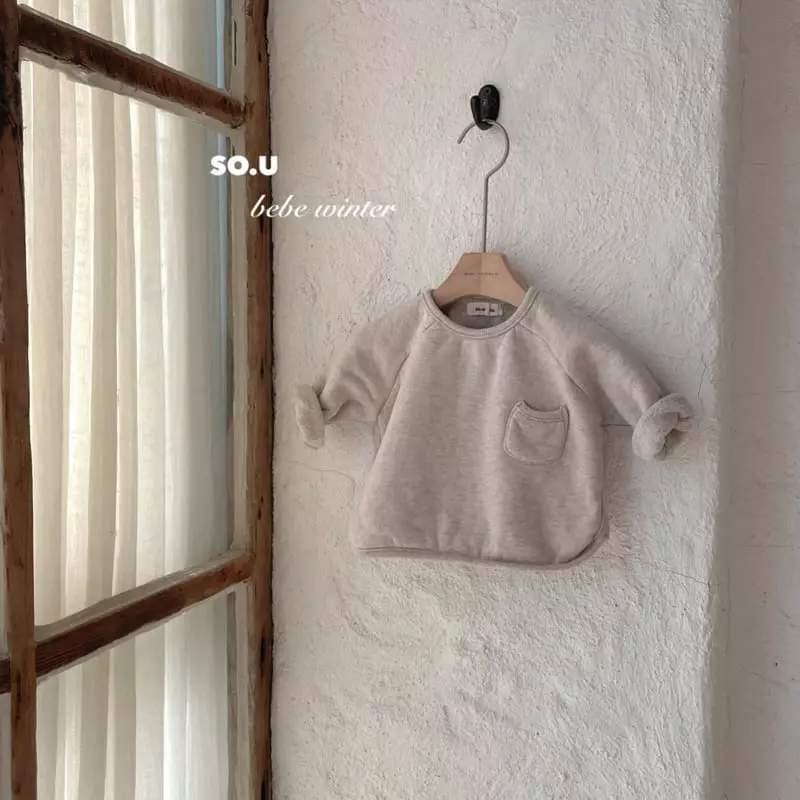 So U - Korean Children Fashion - #toddlerclothing - Piping Pocket Tee - 2