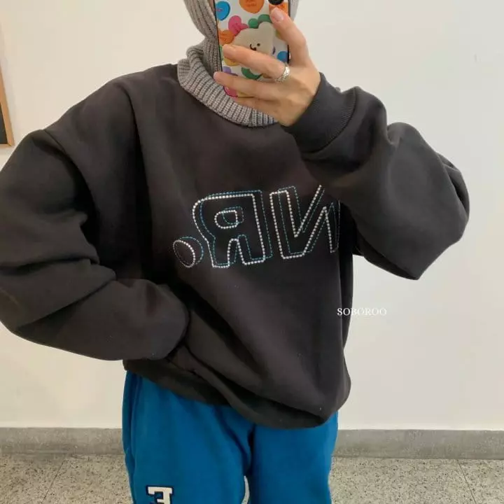 Soboroo - Korean Children Fashion - #childofig - Embrodiery Sweatshirt - 4