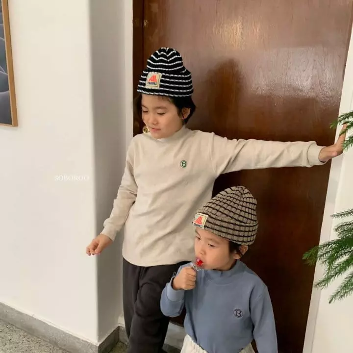 Soboroo - Korean Children Fashion - #designkidswear - Mockneck Turtleneck Tee