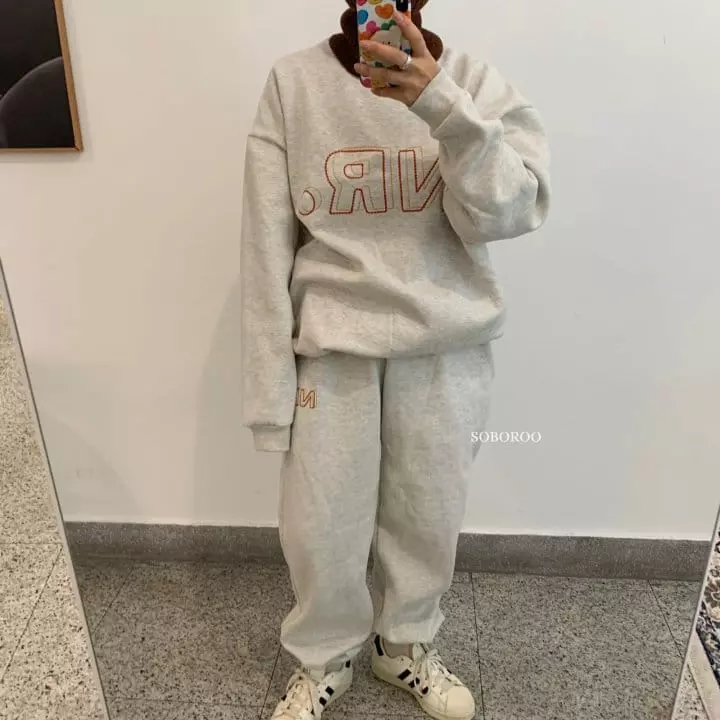 Soboroo - Korean Children Fashion - #kidsstore - Embrodiery An Pants
