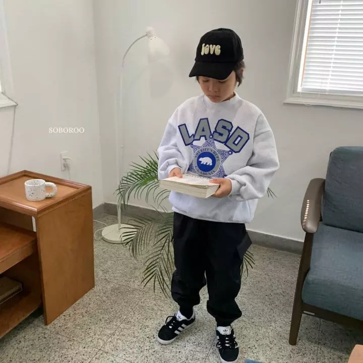 Soboroo - Korean Children Fashion - #kidsstore - LA Sweatshirt - 3