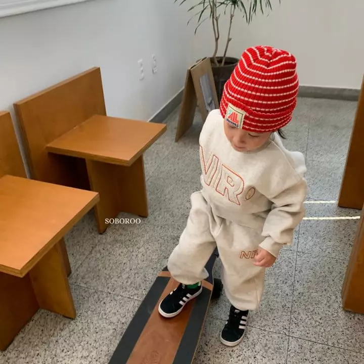Soboroo - Korean Children Fashion - #kidzfashiontrend - Embrodiery Sweatshirt - 10