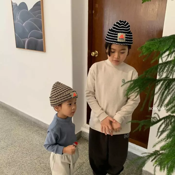 Soboroo - Korean Children Fashion - #kidzfashiontrend - Mockneck Turtleneck Tee - 6