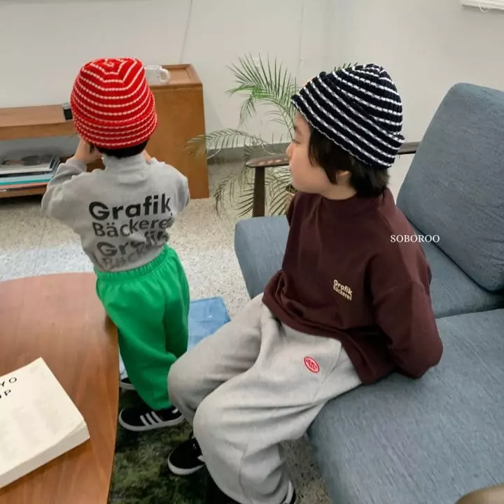 Soboroo - Korean Children Fashion - #minifashionista - Grapic Turtleneck Tee - 9