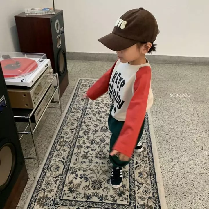Soboroo - Korean Children Fashion - #toddlerclothing - Keep Raglan Tee - 10