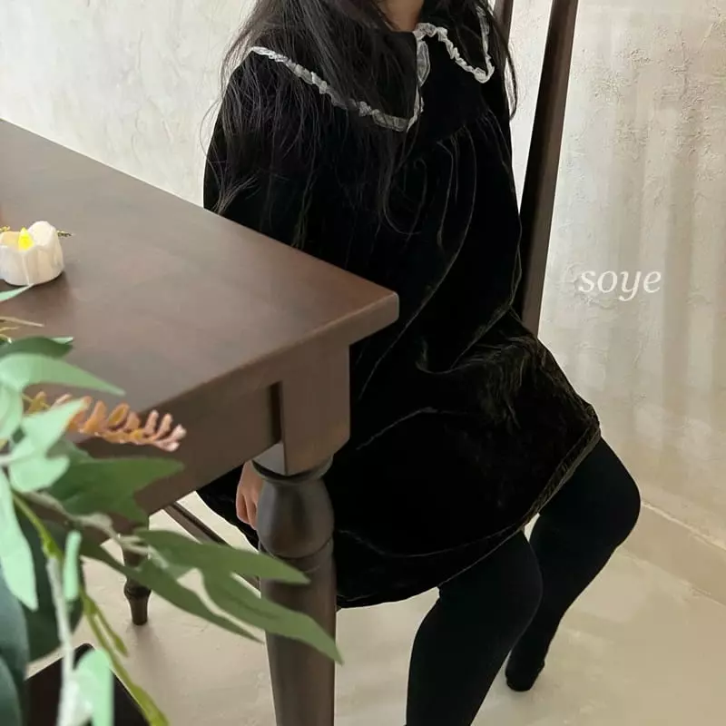 Soye - Korean Children Fashion - #Kfashion4kids - Velvet One-piece - 10