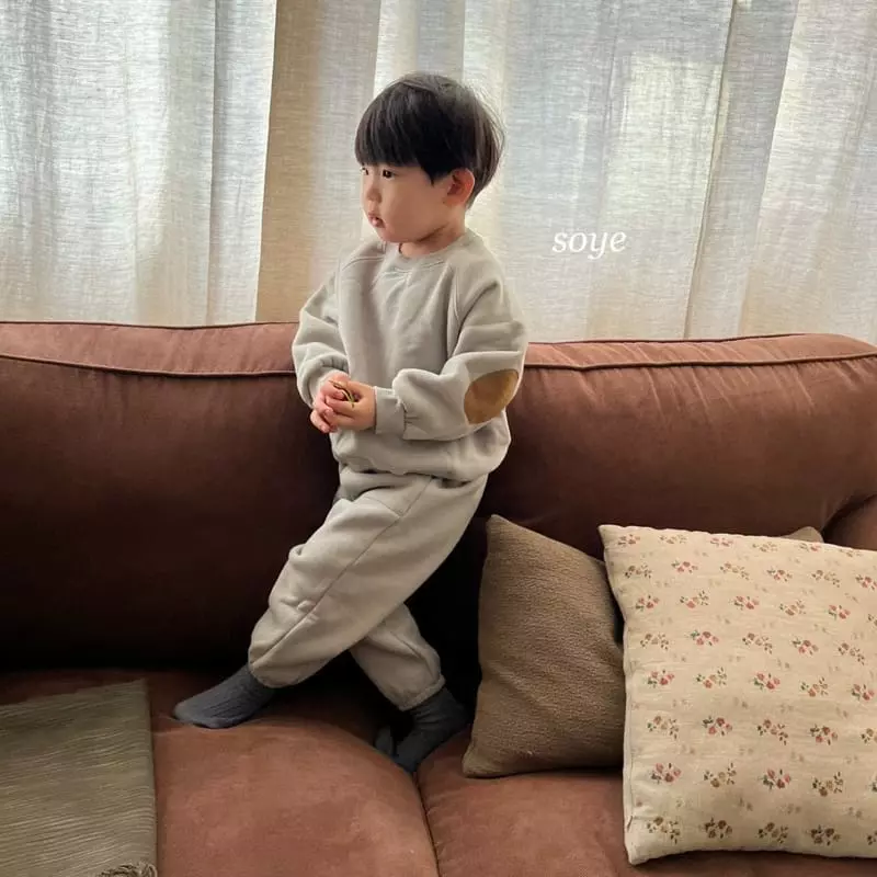 Soye - Korean Children Fashion - #discoveringself - Patch Top Bottom Set - 2