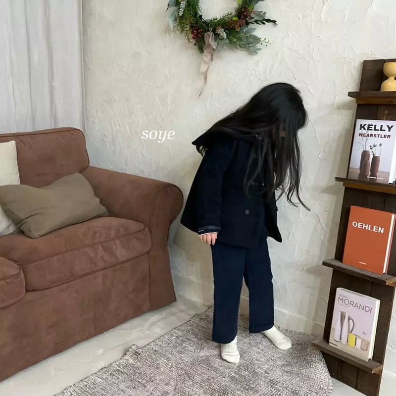 Soye - Korean Children Fashion - #fashionkids - Camel Stripes Half Turtleneck Tee
