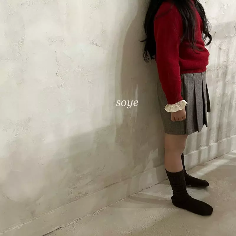 Soye - Korean Children Fashion - #kidsshorts - Sadle Knit Tee - 3
