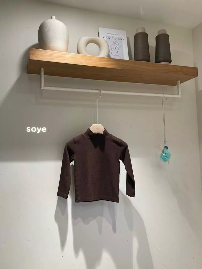 Soye - Korean Children Fashion - #kidsshorts - Warm Turtleneck Tee - 10
