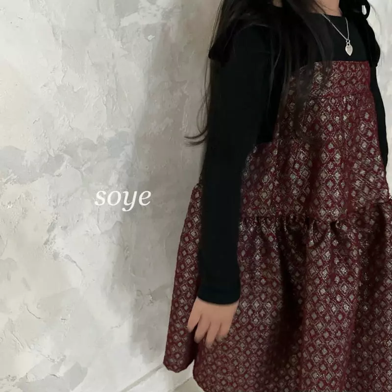 Soye - Korean Children Fashion - #kidsstore - Velvet Ribbon One-piece - 10