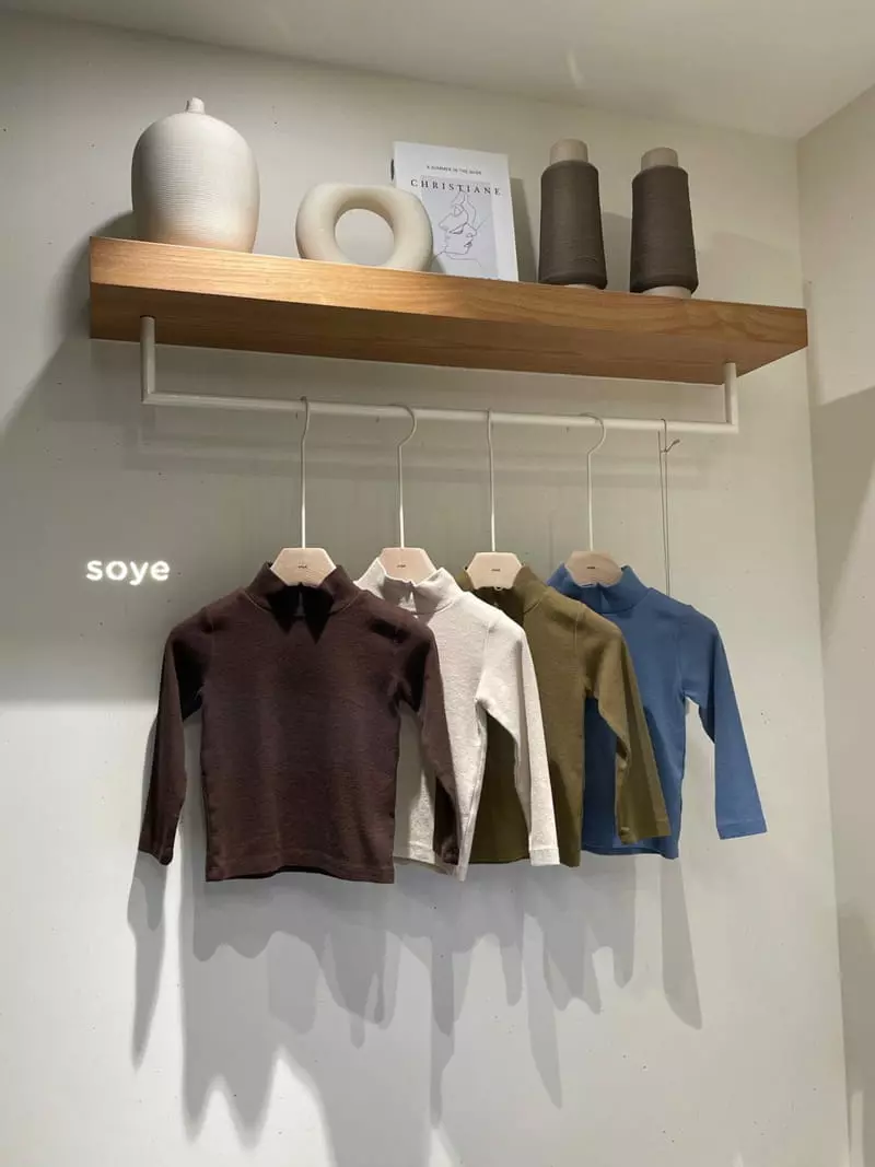Soye - Korean Children Fashion - #kidsstore - Warm Turtleneck Tee - 11