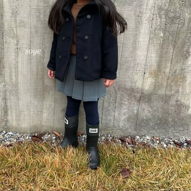Soye - Korean Children Fashion - #prettylittlegirls - Sailor Collar Coat - 5