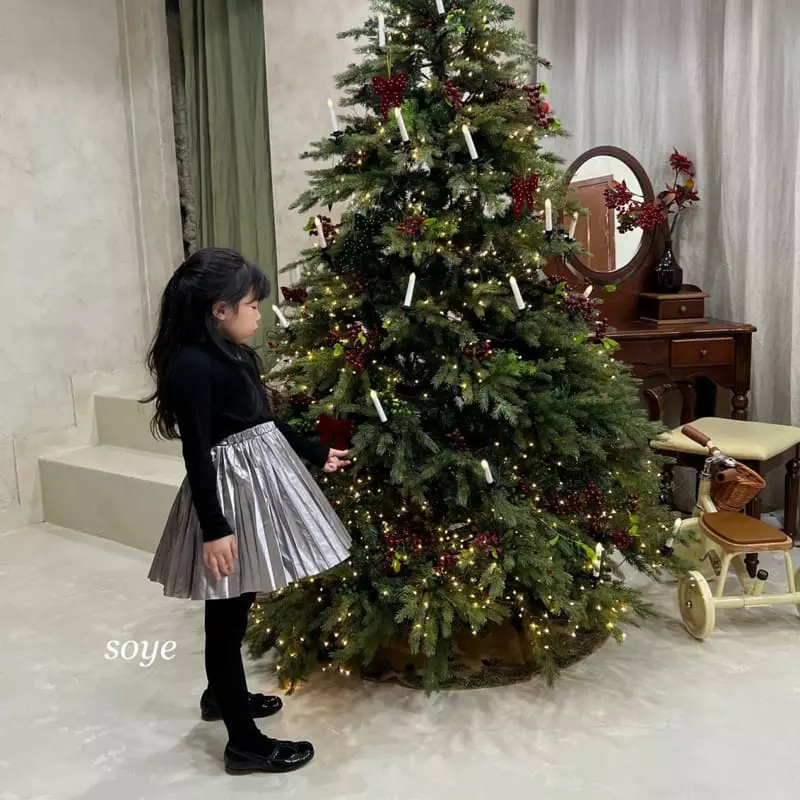 Soye - Korean Children Fashion - #toddlerclothing - Gloss Skirt - 5