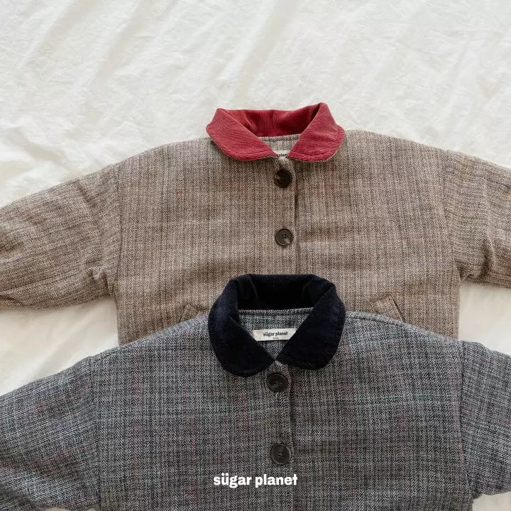 Sugar Planet - Korean Children Fashion - #childrensboutique - Check Padding - 7