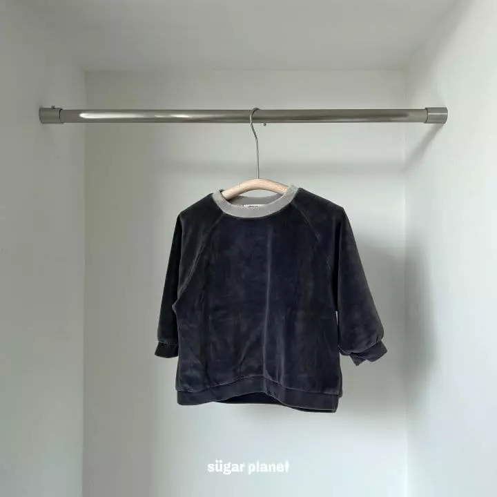 Sugar Planet - Korean Children Fashion - #childrensboutique - Veloure Sweatshirt - 9