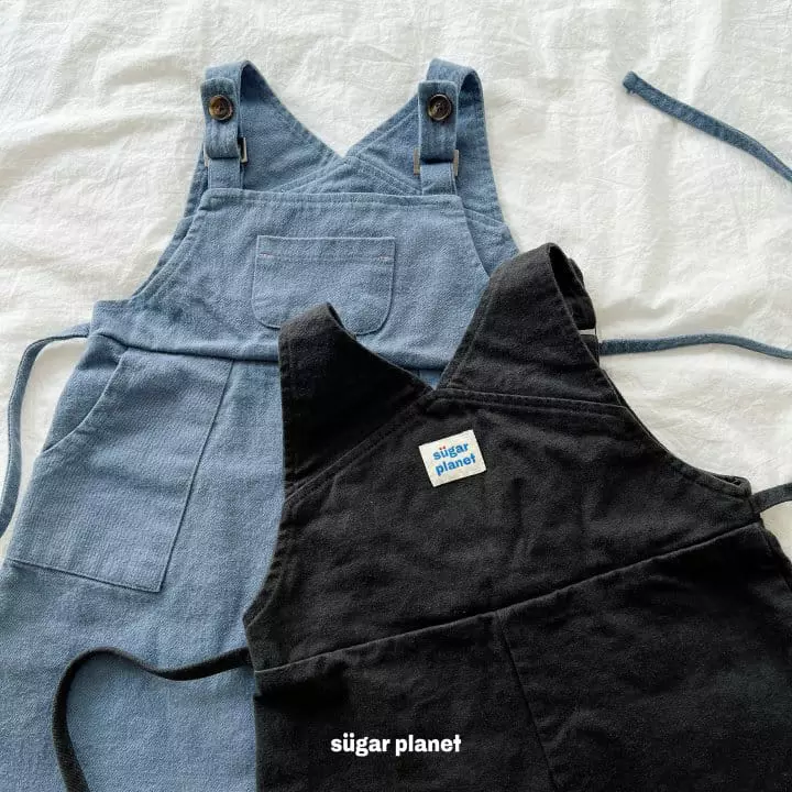 Sugar Planet - Korean Children Fashion - #childrensboutique - Rope Dungarees One-piece - 6