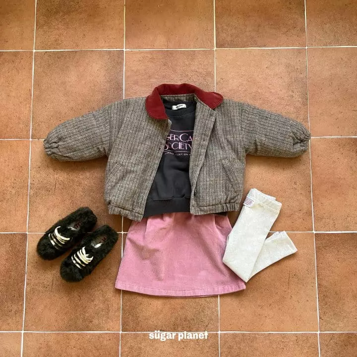 Sugar Planet - Korean Children Fashion - #discoveringself - Check Padding - 9