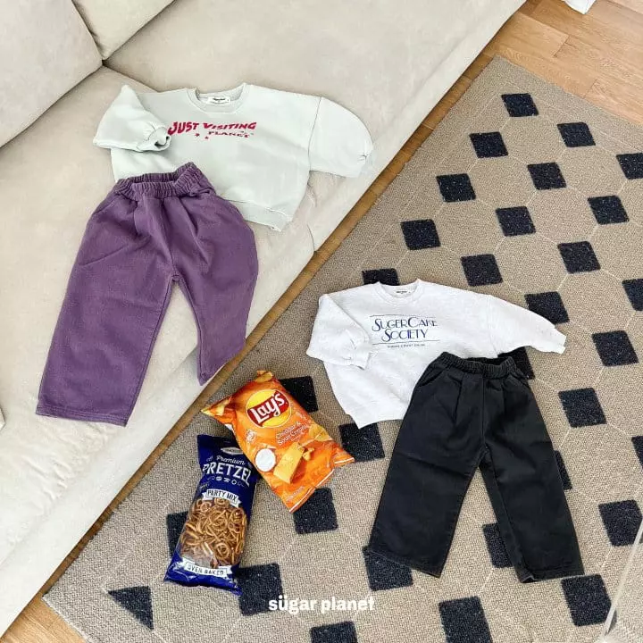 Sugar Planet - Korean Children Fashion - #kidsshorts - Just Sweatshirt - 8