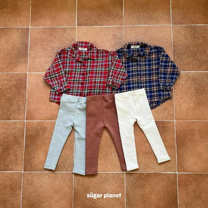 Sugar Planet - Korean Children Fashion - #kidsstore - Tree Check Shirt - 11